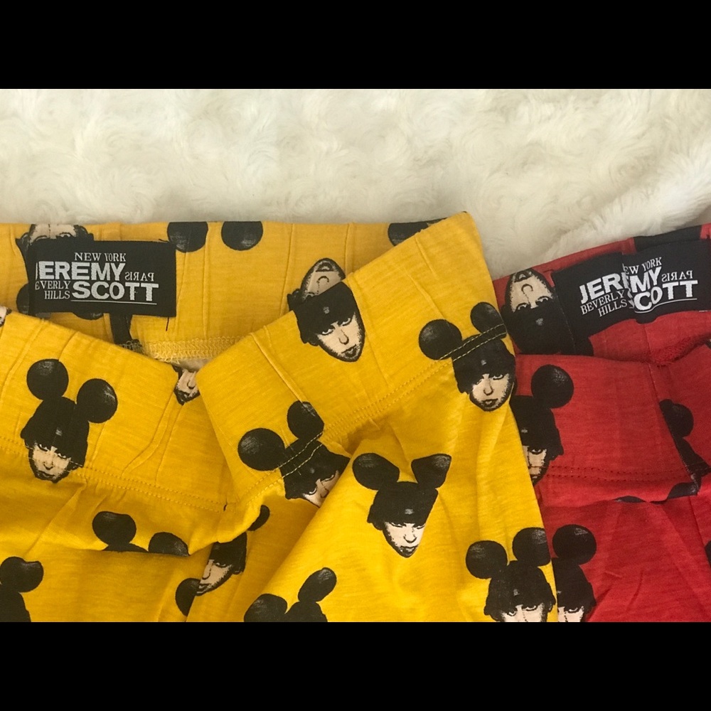 JEREMY SCOTT FACE LEGGINGS